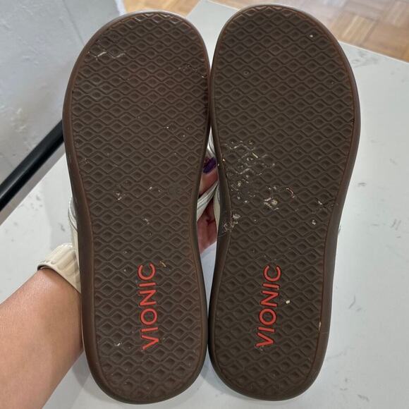 Vionic Women's Tide II White Sandal, EUC, Size 10 - Picture 2 of 5